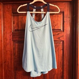 Nike Women's Light Blue Tank Top